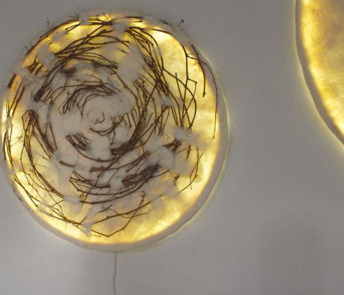 Judith Byberg's lamps light up Spazio TID showroom
