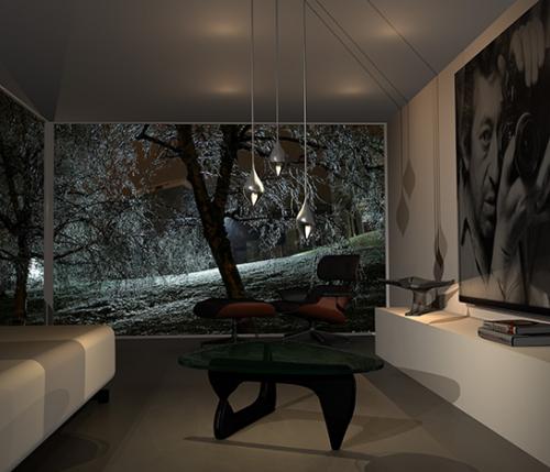 Stalasso lamp: interior design stalactites