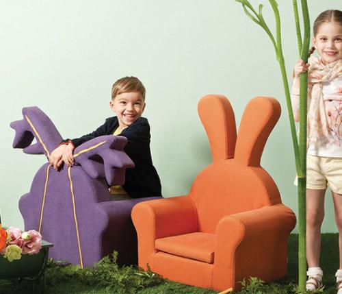 An animal-like armchair by Honeydew Rabbit