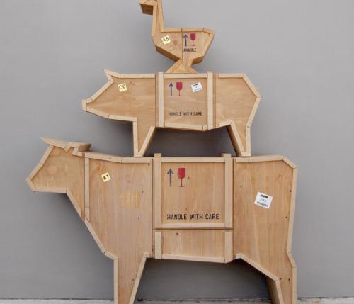 Sending Animals: enjoy farm animals at home, in the form of design items