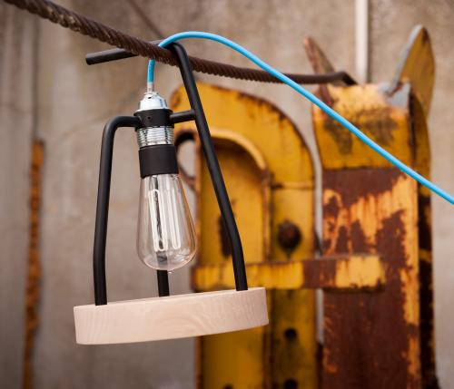 Modern Utility : Barrel lamp