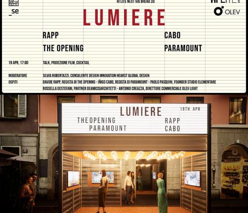 LUMIERE - Un cinema sperimentale nel cuore di Milano illuminato da OLEV