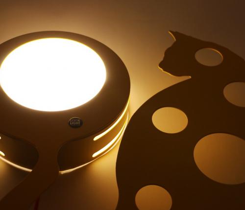 Small_Wall Lamp Mod.04 BETTY - The Cat_Special Effect Soft touch_Yellow