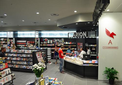 Libreria ARION Porta di Roma - Interior, Graphic and Product Design. By Studio Algoritmo
