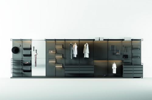 Materika Walk-in Closet: il magnetismo modulare entra nella cabina armadio